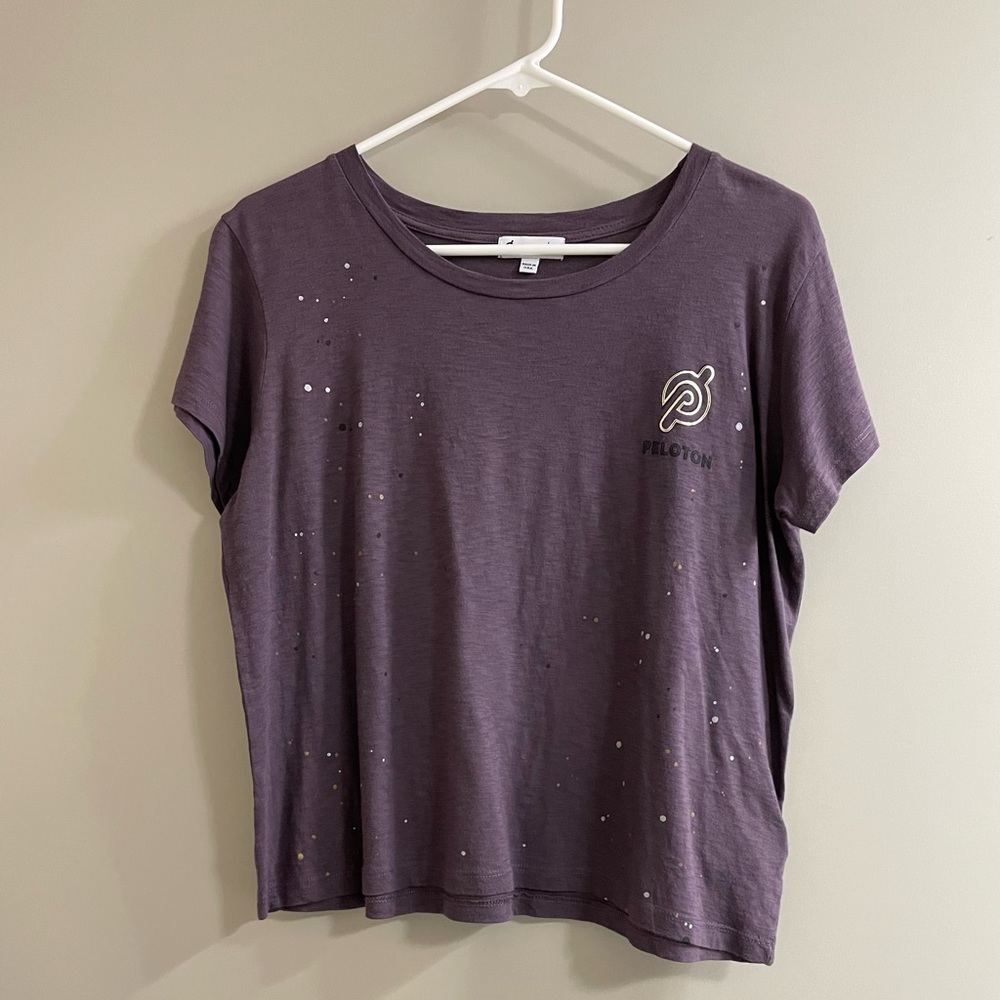 Peloton Metallic Splatter Tee - Women’s